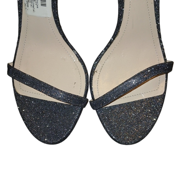 Nicholas Kirkwood Penelope Pearl High Heels Ankle Strap Gunmetal Sandals size 10 - Picture 4 of 11